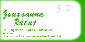 zsuzsanna rataj business card